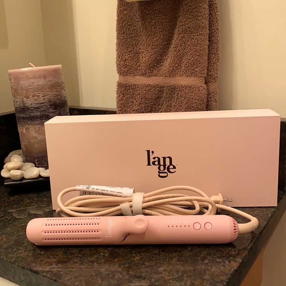 L'ange Pink Corded Hair Straightening Brush